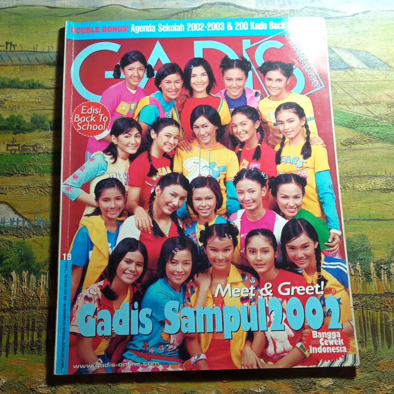 Majalah Gadis no.19, meet & greet gadis sampul 2002