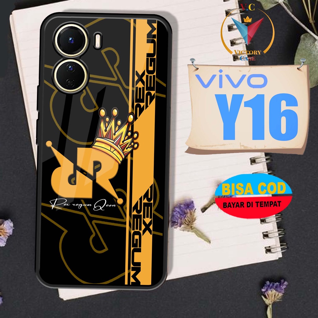Case Hp Softcase glossy For VIVO Y16  RRQ silikon Glass Casing Handphone Premium