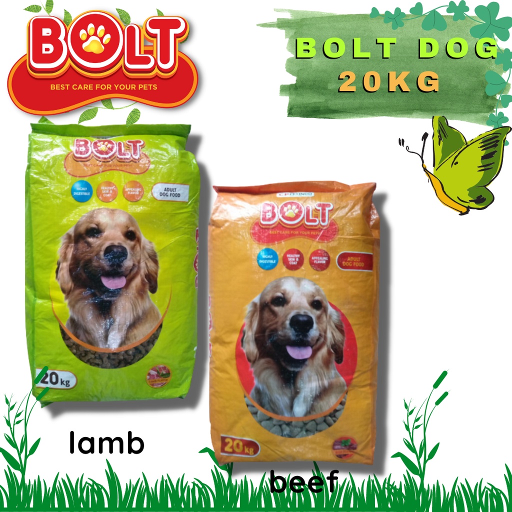 Jual GOJEK / INSTANT Dog Food BOLT 20 Kg Beef / Lamb Shopee Indonesia