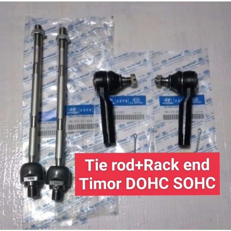 Tie rod end+Long Tie rod Rack end TIMOR DOHC SOHC CARENS SEPHIA Original