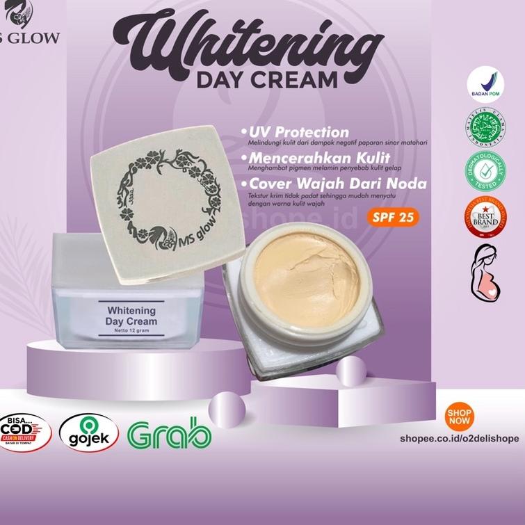 ㊋ MS GLOW DAY CREAM / KRIM SIANG MS GLOW / WHITENING DAY CREAM MS GLOW / WHITENING DAILY BB CREAM / 