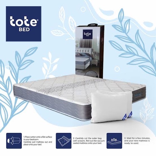 kasur springbed in the box elite tote bed