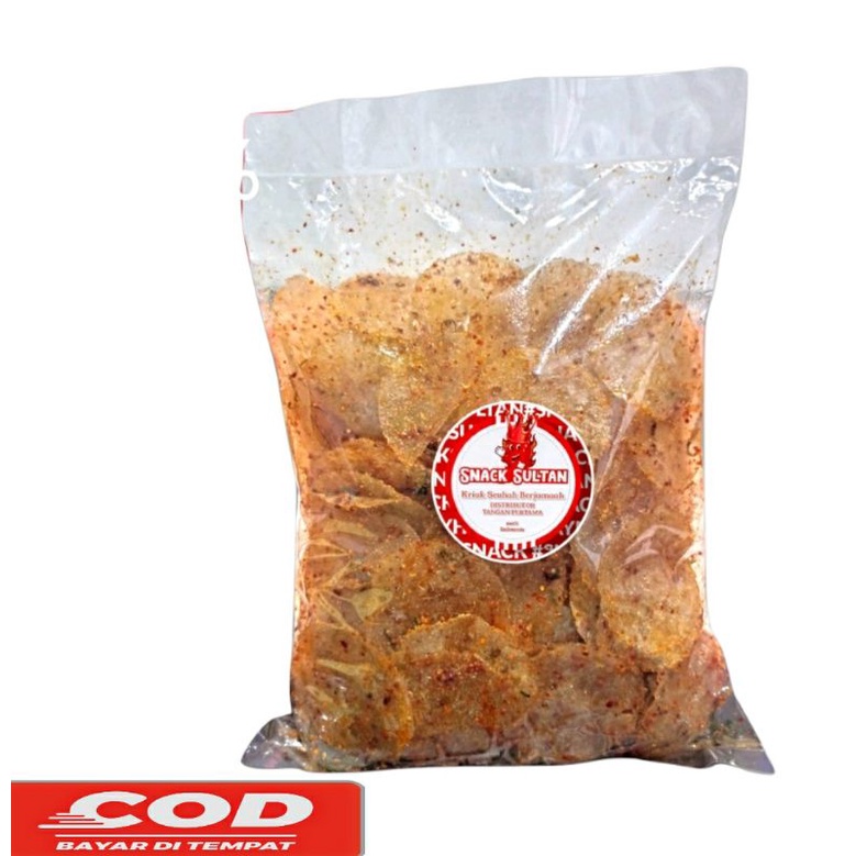 

Keripik Kaca Pedas gurih dan renyah (250 gram)