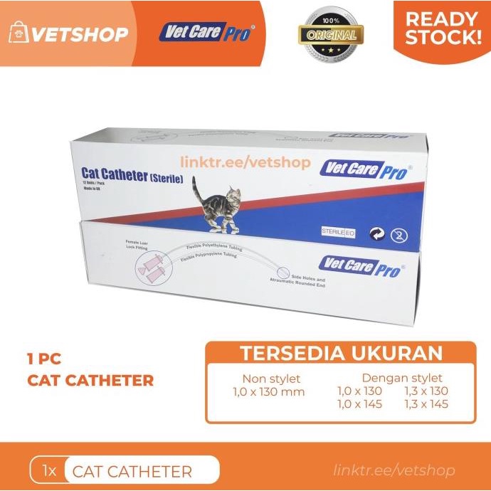 Cat catheter / Kateter kucing dengan stylet - satu pcs