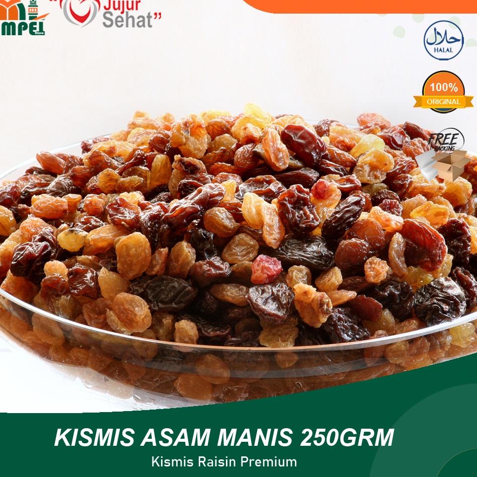 

♞ Kismis Simin Asam Manis 250 gram Kismis Arab Asli Murah Ori Kemasan Pouch Standing Oleh Oleh Haji dan Umroh ⇚