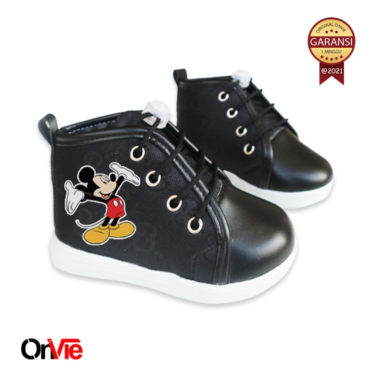 Sepatu Boots Anak Perempuan Mickey Mouse / GG Boots Kids Korean