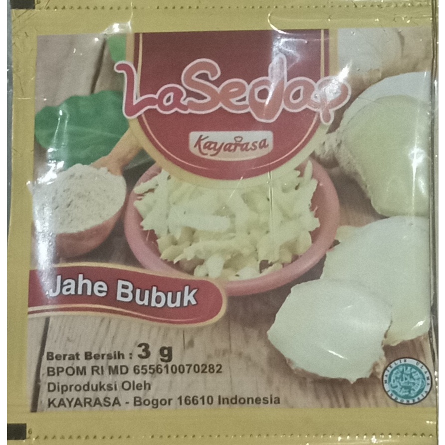 

Jahe bubuk sachet