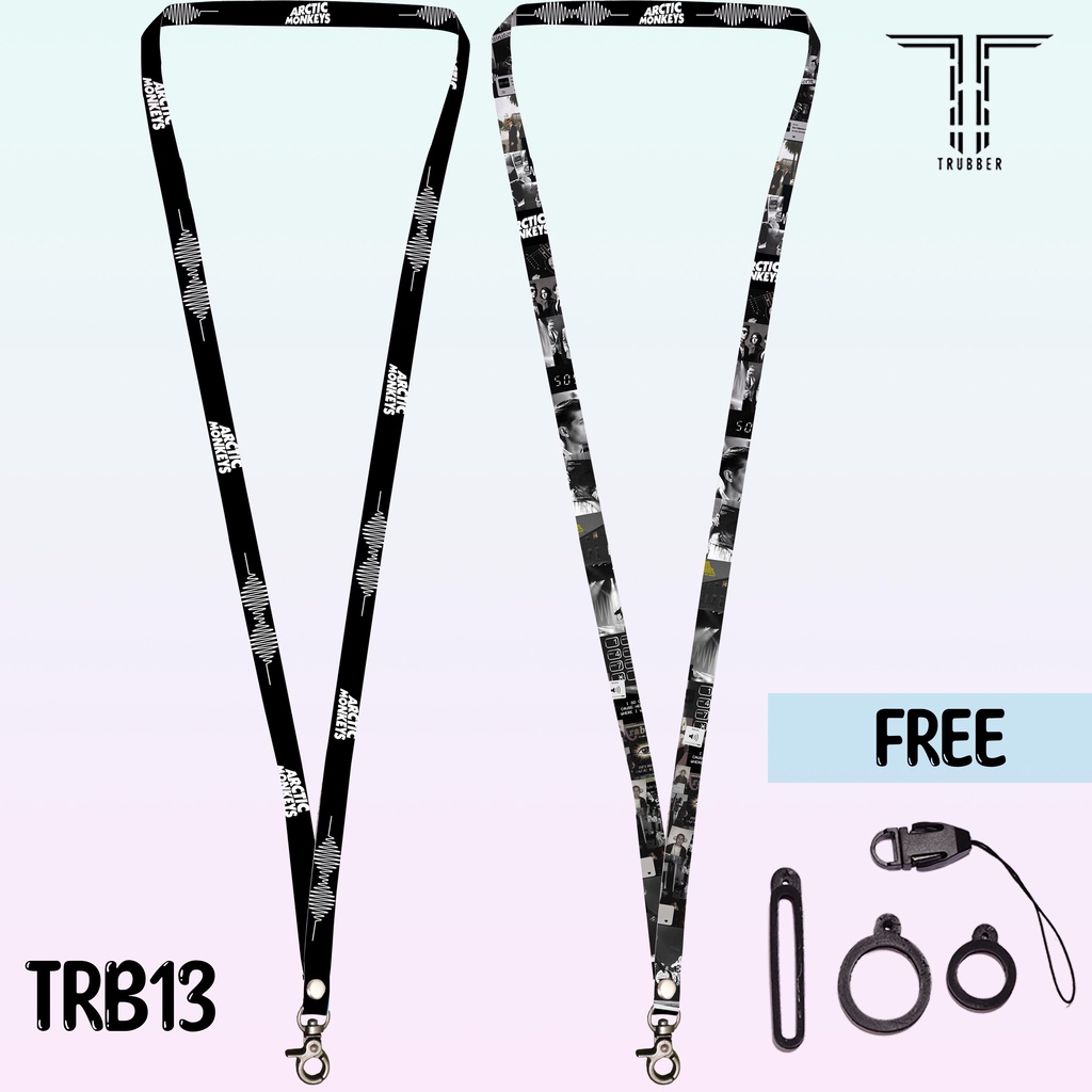 

Lanyard Arctic Monkeys HP Name tag aesthetic 3pcs Oring + Kait HP TRB13