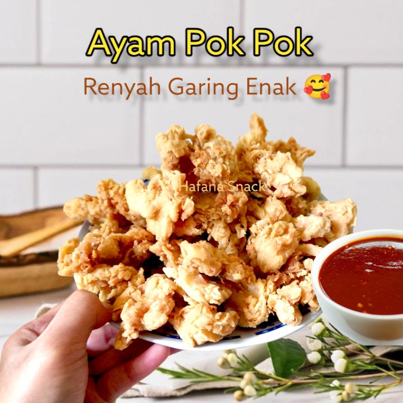 

Ayam Pok-Pok | Ayam Goreng Tepung Pok Pok Via Grab , kemasan Pouch Kertas Snack, Fiesta Pok-pok, Snack, makanan ringan