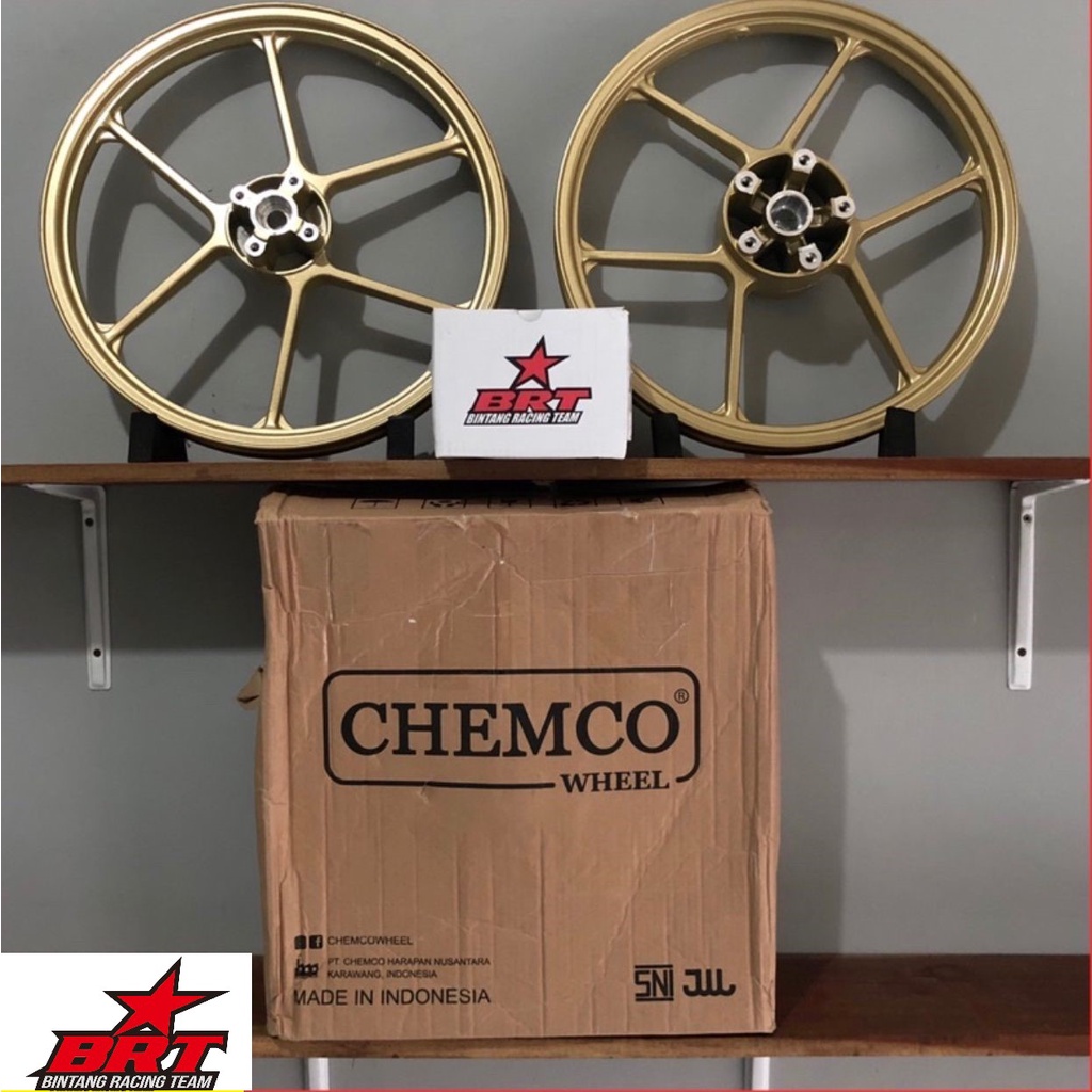 VELG CHEMCO BRT 160 160 RING 17 MX KING SONIC SUPRA GTR SATRIA FU GSX CUSTOM DOUBLE DISC