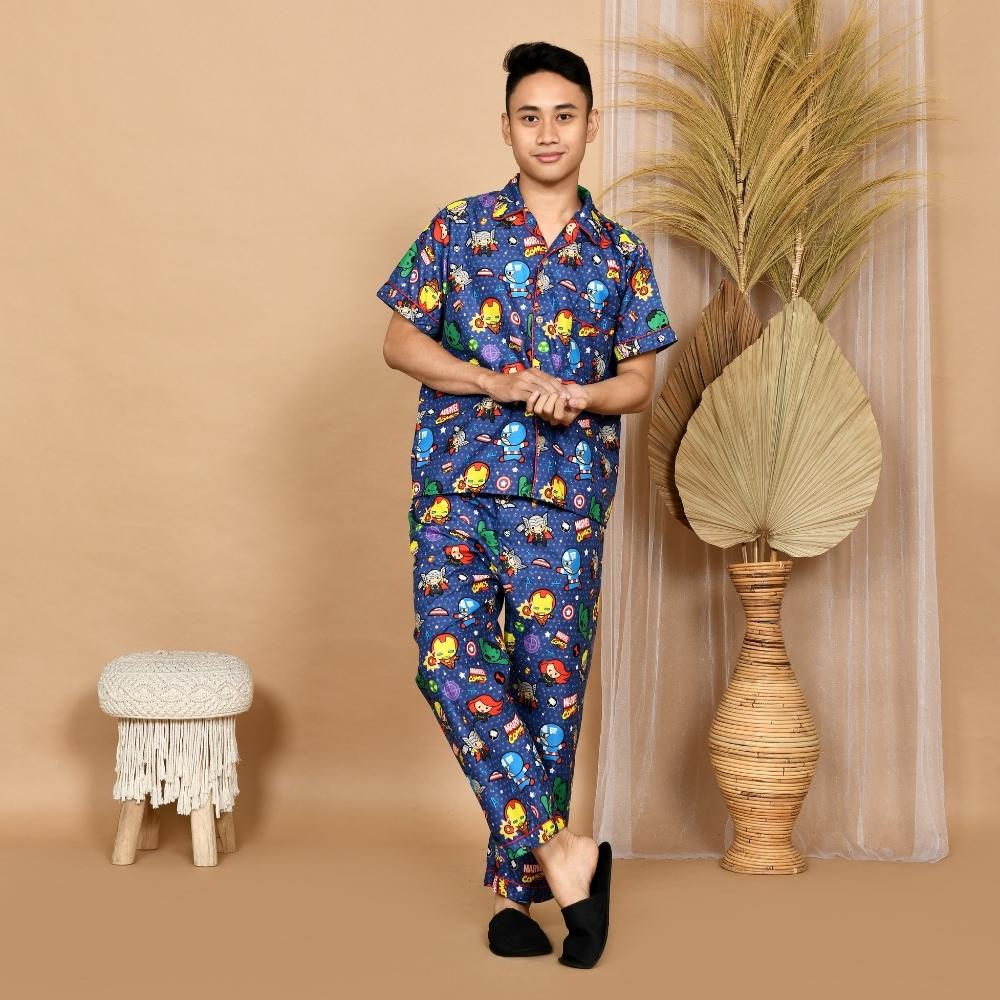 Cleopatra Piyama Pria CP ( Size L / XXL ) Bahan Microtex / Piyama Dewasa / Piyama Karakter / Piyama Motif Cowo - Part 1
