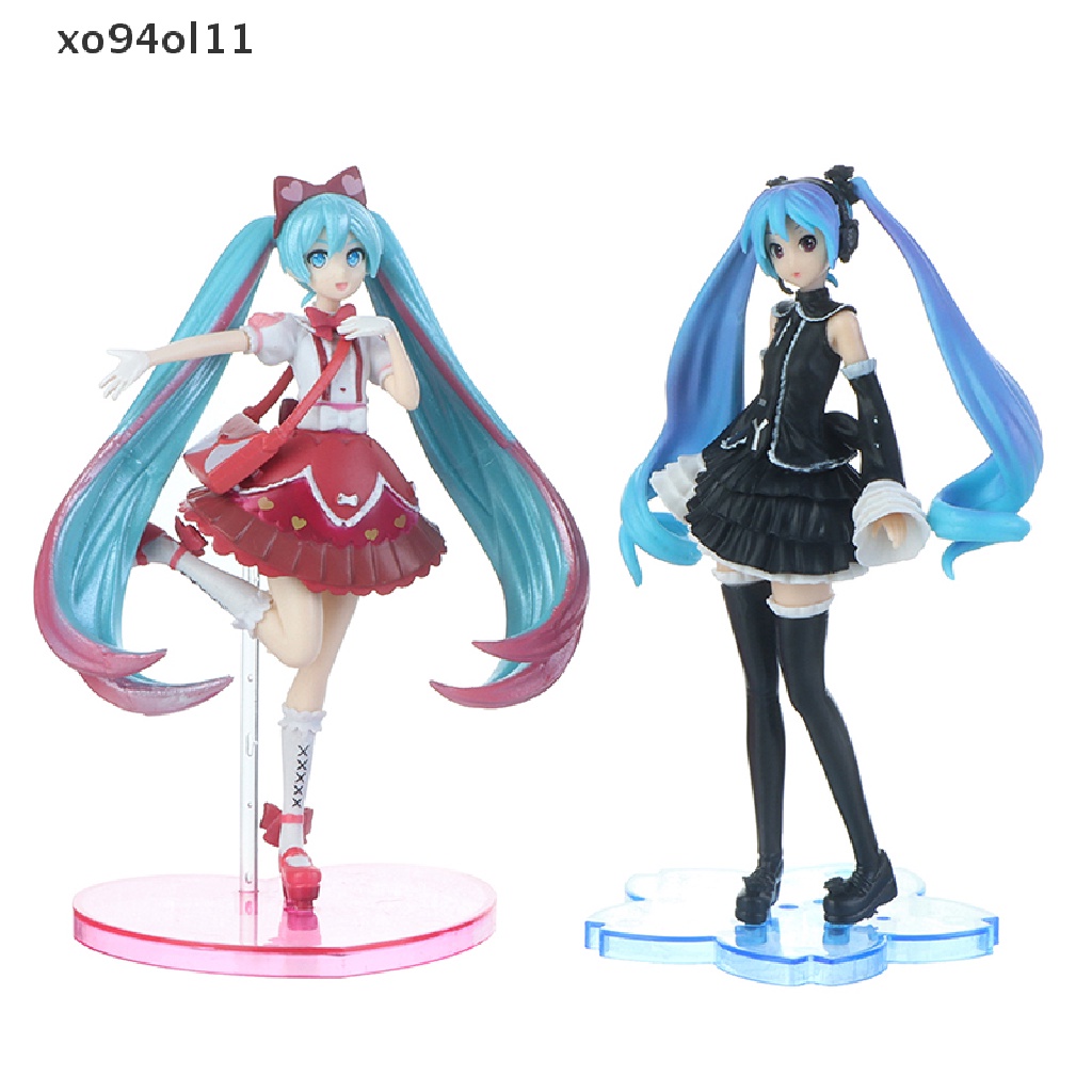 Xo Instock 22CM Anime Action Figure Miku Kawaii Pvc Model Boneka Figurals Telinga Kelinci OL