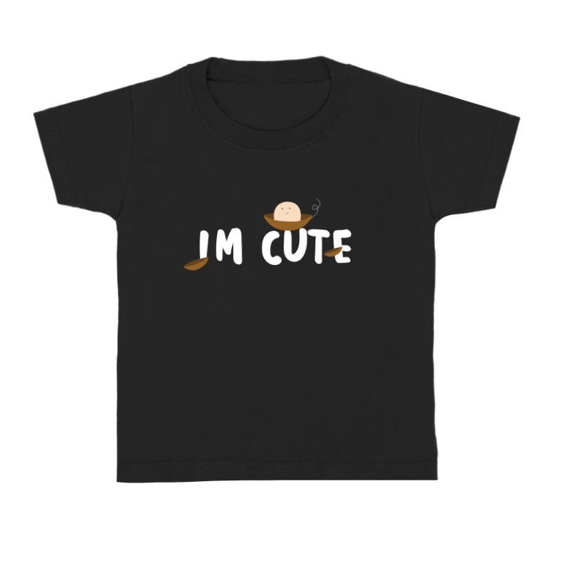 Baju Kaos anak 1-12Tahun IM cute katun premium