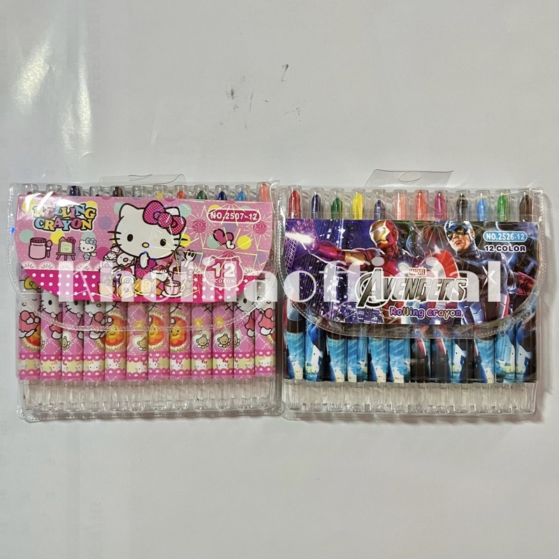 

CRAYON PUTAR PENDEK 12 WARNA KARAKTER FANCY