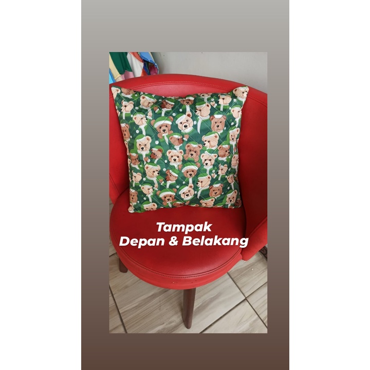 Paket Isi  5pcs  / Sarung Bantal Kursi dan Sofa 40 x 40cm Premium Tebal Aesthetic Resleting / Cushio