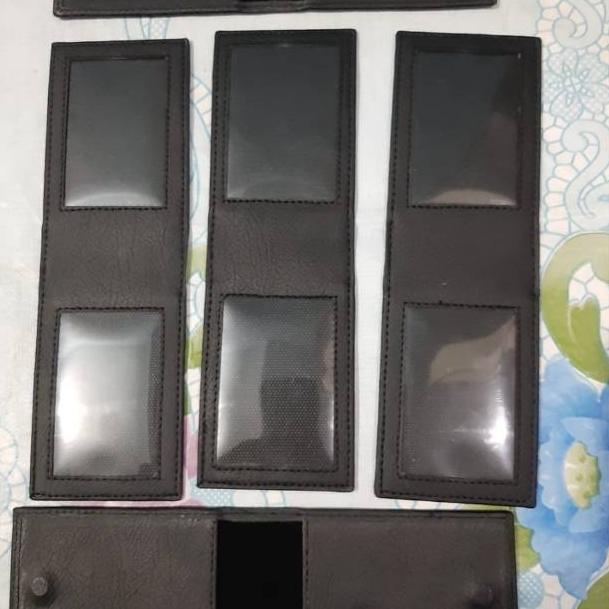 

[PRODUK 9TEDB] Tempat id card name tag kulit sintetis magnet saku LG9