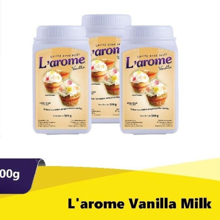 

TERBAIK Larome Vanilla Susu Bubuk 500gr - Vanilla Milk Powder'