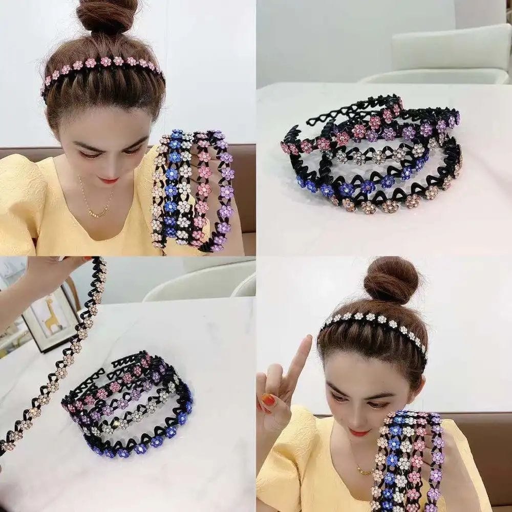 Bando Korea Wanita Elegan Zirkon Bunga Plum Bosom Fashion High Quality Import