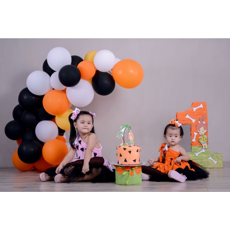 GAUN ANAK FLINSTONE  (COCOK BUAT ULANG TAHUN/PARTY/HADIAH)