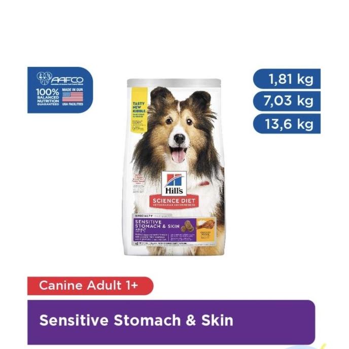 Jual Science Diet Hills Dog Sensitive Stomach Skin 7.03kg Shopee