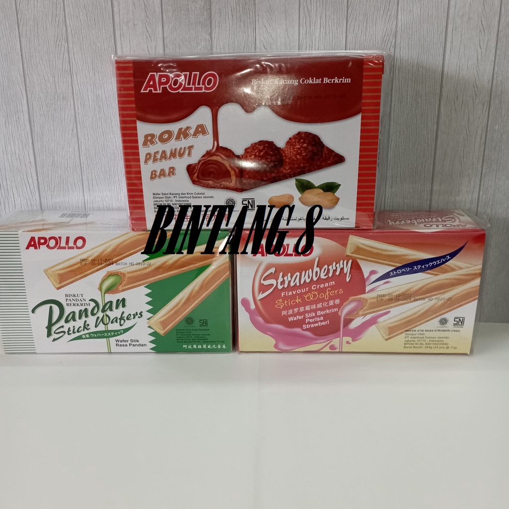 

APOLLO WAFERS STICK / APOLLO ROKA 24pcs