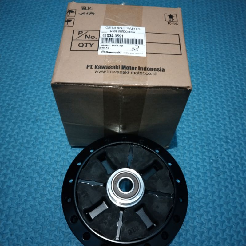 tromol belakang w175 w 175 original Kawasaki 41034-0591