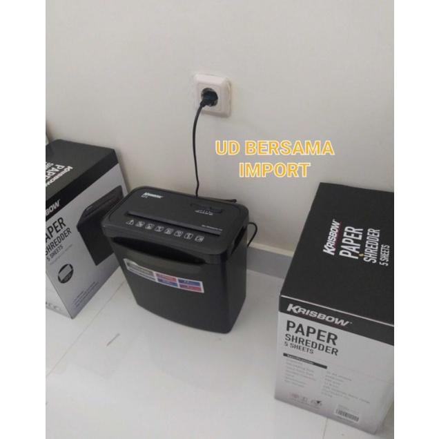 papper shredder krisbow mesin penghancur kertas dokumen KRISBOW S215