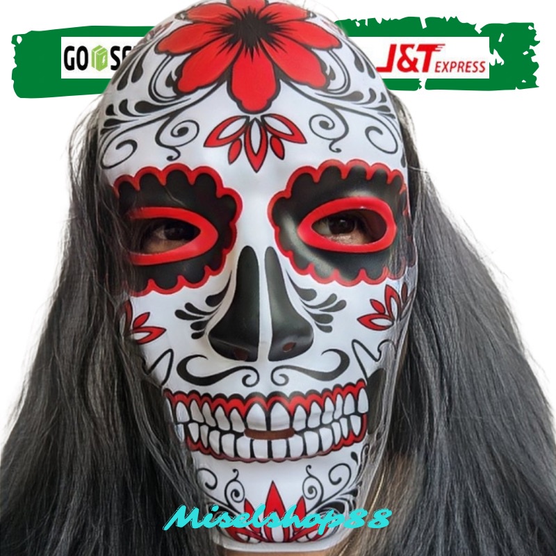topeng tengkorak coco skull festival mexico