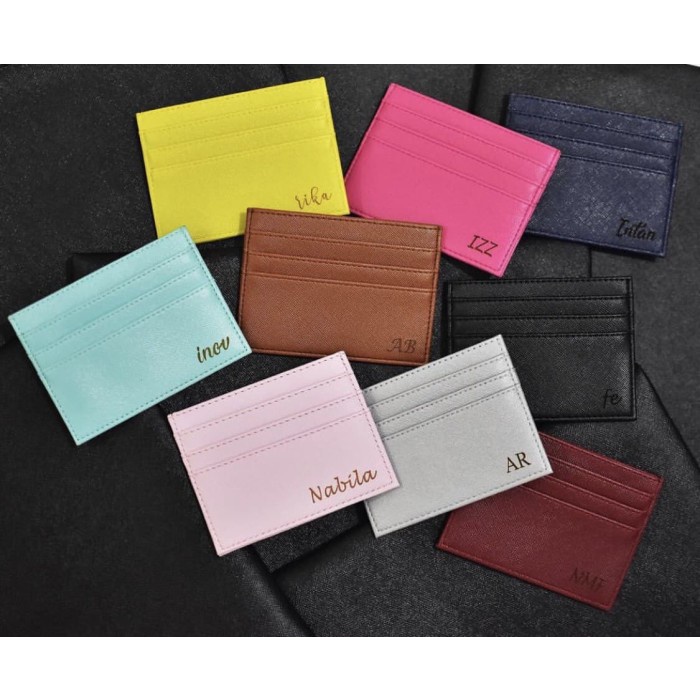 

TERJAMIN Cardholder 6 Slot Custom 1-4 Huruf Code 4396
