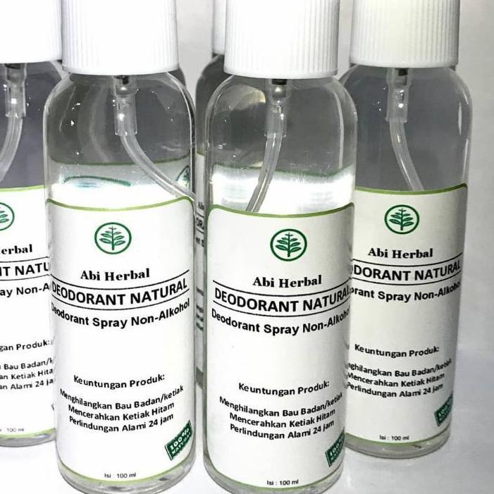 DEODORANT SPRAY ABI HERBAL/SEMPROT/HERBAL AIR TAWAS ALAMI MENGHILANGKAN BAU