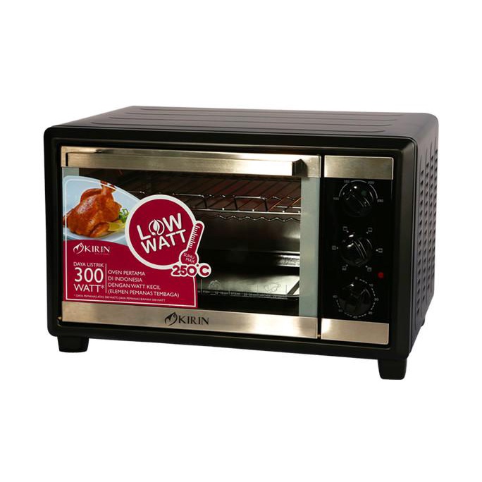 Oven Listrik Kirin KBO 200RAB / Oven KBO 200 RAB LW - Black - [20L]