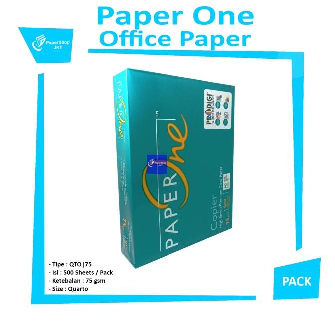 

PAPERONE Q4 75 Gram Office Paper Print ( Per rim )