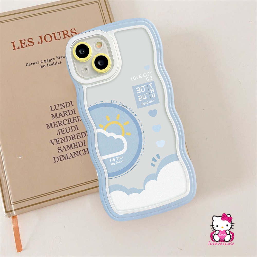 Case Vivo Y35 Y35 Y16 Y22s Y21 Y12 Y75 Y20 Y22 Y17 V20 Y15 Y15s Y02s V21 V25E V25 Y12s Y12i Y21s Y11 Y33s Y15A Y91 Y30 Y50 Y91C Wavy Edge Siang Malam Weather Forecast Soft Couple Cover