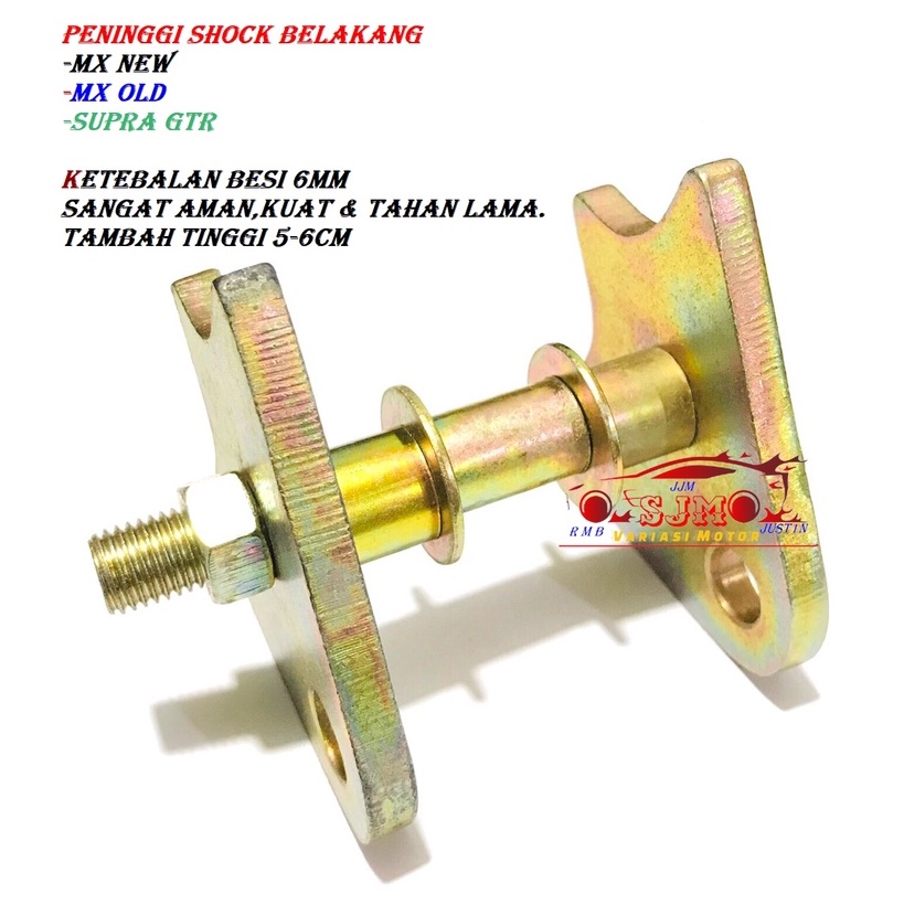 PENINGGI SHOCK MX NEW-MX OLD-SUPRA GTR PENINGGI SHOCK BELAKANG MX NEW MX LAMA SUPRA GTR TEBAL 6mm