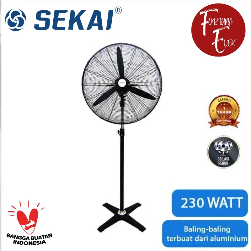 Sekai Stand Industrial Fan 30 Inch IST 3040 Kipas Angin Berdiri Industri