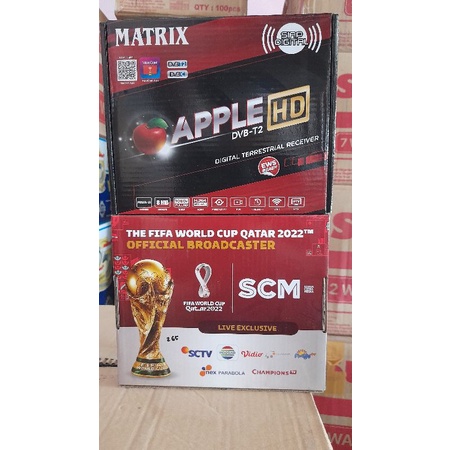 STB SETOPBOX MATRIX APPLE MERAH