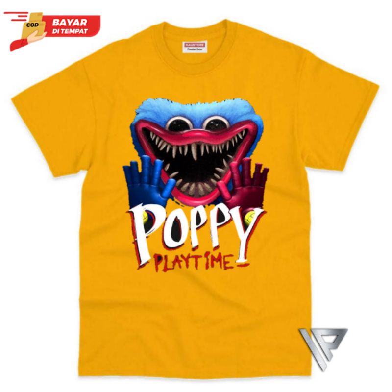 BAJU ANAK KAOS ANAK Unisex Gambar Poppy Playtime Bahan PREMIUM