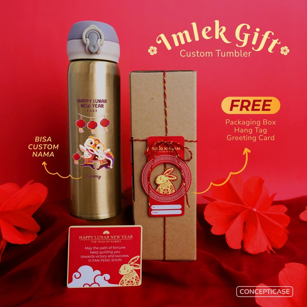 HAMPERS IMLEK 2023 / Chinese New Year Parcel / Gift Box Imlek / Paket Termos Niagara Custom
