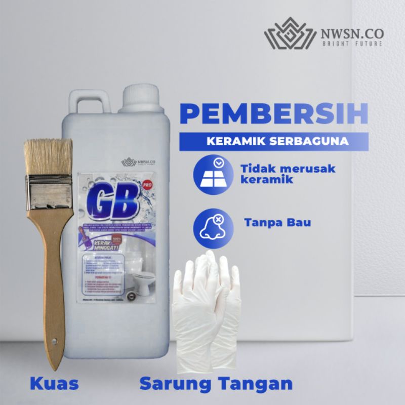 GB Pro Pembersih Kerak Keramik 1 Liter