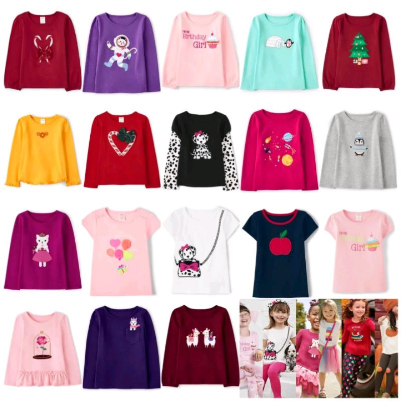 KAOS ANAK PEREMPUAN PANJANG PENDEK GYMBOREE ORIGINAL NEW