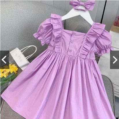 DRESS KIMBERLY ANAK PREMPUAN / DRESS KIMBERLY TERUSAN RUFFLE USIA 1-5 THN