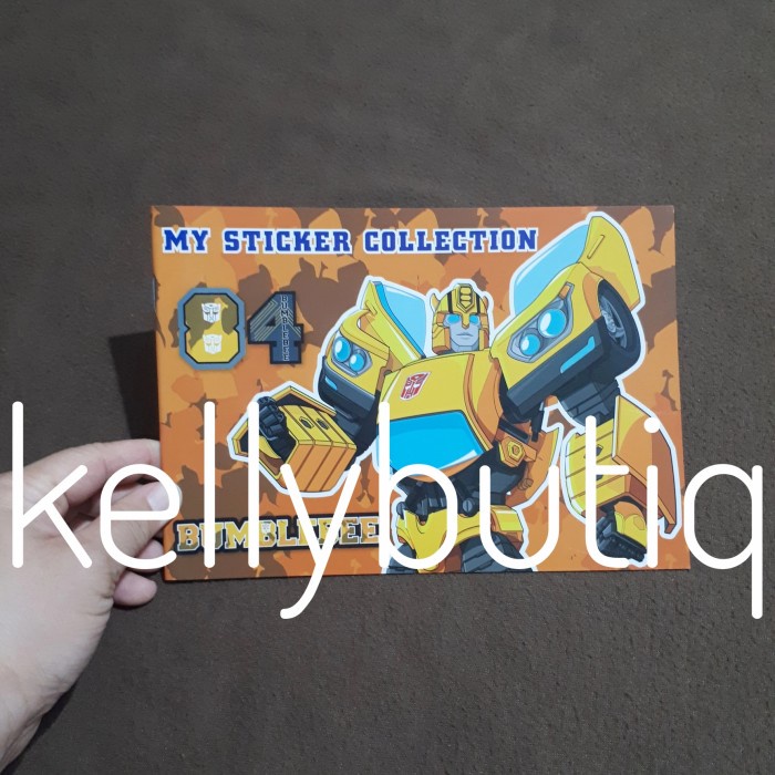 

✨NEW✨ - Buku Album Stiker Koleksi Sticker Book Karakter Transformer Kuning