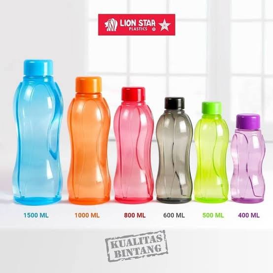 botol Air minum hydro ( 1,5 liter , 1 liter , 600ml 400ml ) 1500ml 1000ml Lion Star NH-81 1,5l