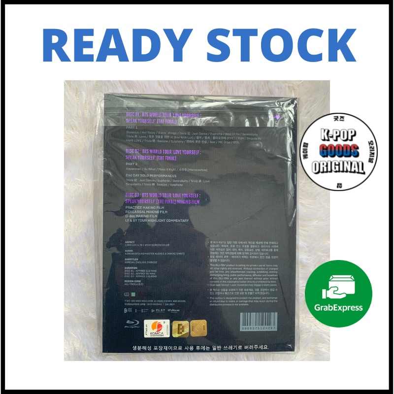 BTS WORLD TOUR 'LOVE YOURSELF : SPEAK YOURSELF' [READY STOCK SEALED ALBUM]