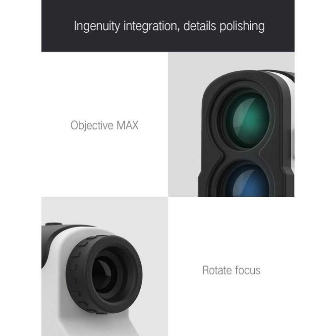 Teropong Golf Jarak Laser Rangefinder Cas Teropong Militer Berburu