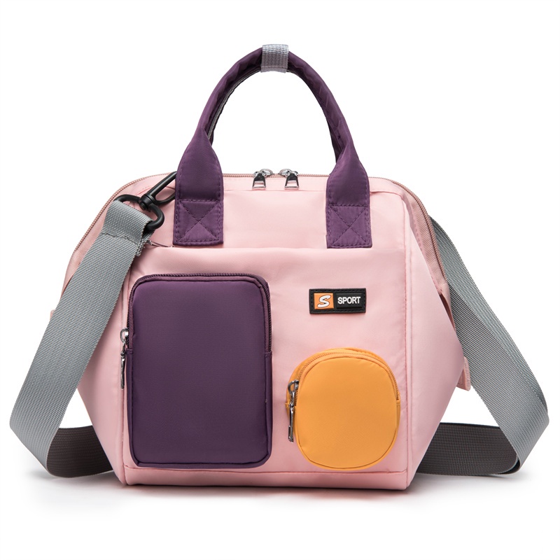 Selempang Fashion Nilon Tas Selempang Nilon Wanita Ukuran Besar Model 5508 dengan Kompartemen Luas T