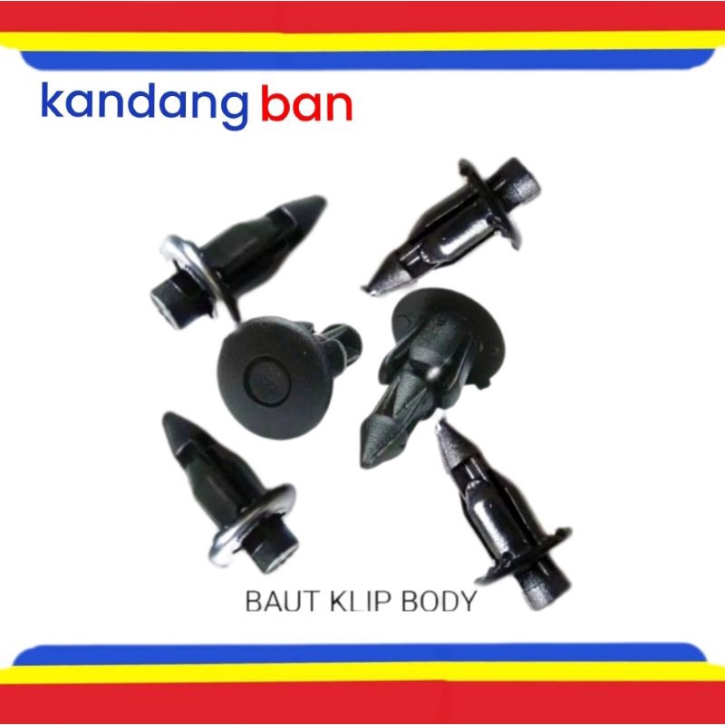 BAUT KANCING KLIP BODY, UNTUK SEMUA MOTOR