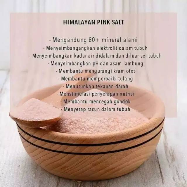 Garam Himalaya / Himalayan Salt / Pink Salt (500 gram)