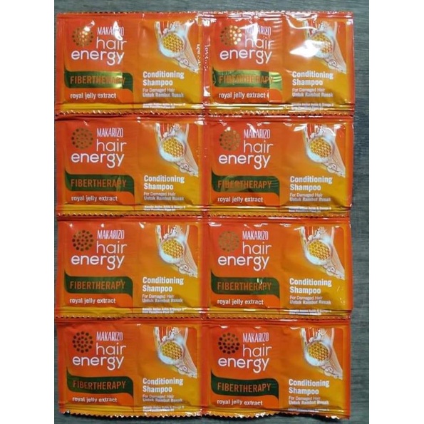 ✦SINAR✦Makarizo Hair Energy Shampoo 10ML (1 Renteng isi 24 Saset)