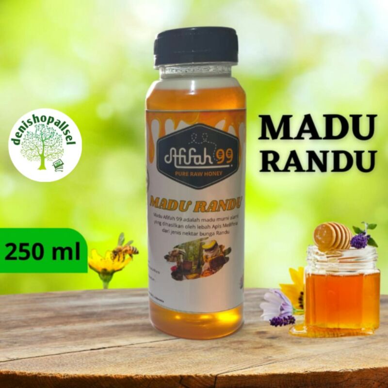 

Madu Murni Asli Nektar Randu 250 ml Madu Randu 100% Alami Pure Natural Raw Honey